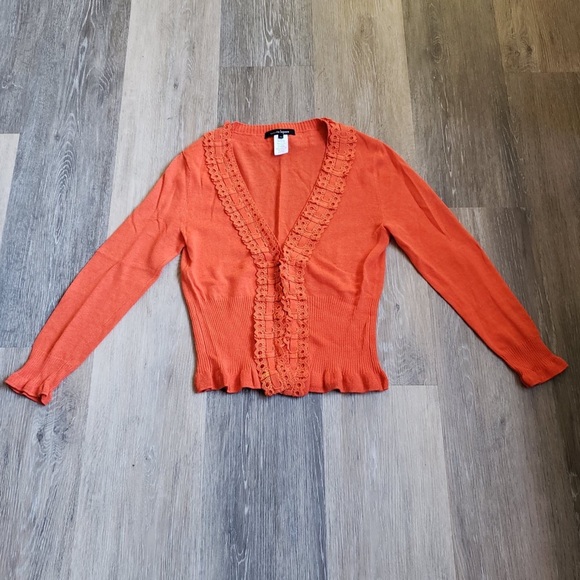 Orange cardigan - Picture 8 of 11